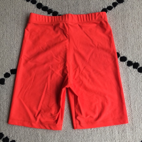 ✨🍊Neon Orange Los Angeles Apparel Bike Shorts🍊✨ - Picture 4 of 5
